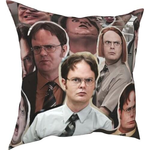 Dwight Schrute The Office TV Show Pillowcase Home Decorative Cushions Throw Pillow for Living Room Double-sided Printing