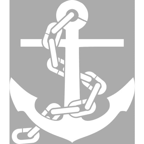 Ocean Anchor Motif Stencil Design, Painting Template 30x30 Cm, Walls, Tiles, furniture For Easy and Practical Pattern Application