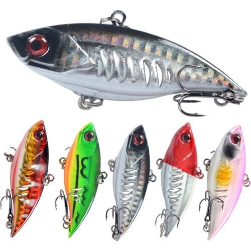 1 PCS 6.5cm 10.5g Artificial Japanese Tomb VIB Fishing Lure lead inside Hard Bait Diving Swivel Bait winter Sea Fishing Tackle