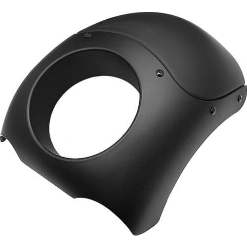 5-3/4 inch Motorcycle Headlight Fairing Windshield Kits Black for Low Glide