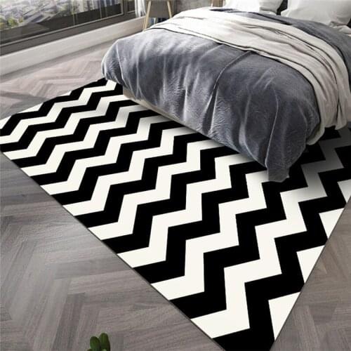 Geometric Style Carpet Polyester Rug And Carpets Living Room Floor Child Kids Play Mat Bedroom Bathroom Home Door Mat