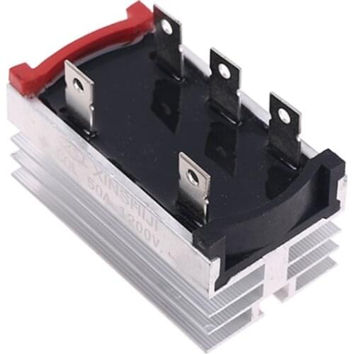 2021 New 35A 50A 1200V Aluminum Case 3 Phase Diode Bridge Rectifier 50Amp SQL50A Module