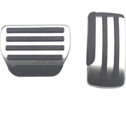 Stainless Steel Fuel Brake Pedals AT For Nissan Tiida Sylphy Sunny TEANA Qashqai X-trail Xtrail X Trai 2010 2011 2012 2013