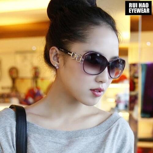 Женские солнцезащитные очки авиаторы RUI HAO EYEWEAR China At AliExpress