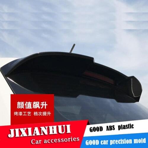 For Polo Spoiler 2019-2020 Volkswagen Polo Spoiler XW ABS plastic Material Car Rear Wing Color Rear Spoiler