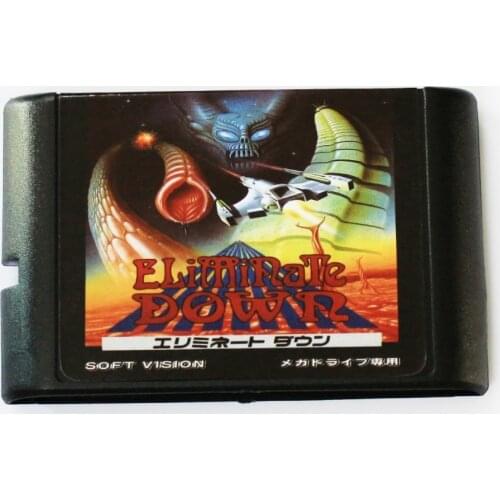 Eliminate Down 16 bit MD Game Card For Sega Mega Drive For SEGA Genesis