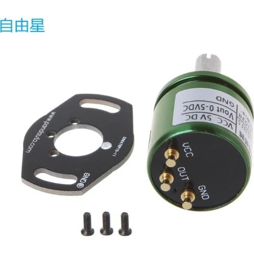 Angle Sensor Hall Effect Potentiometer Analog Transducer Rotation Displacement Non Contact Instrument DC 5V Dropshipping