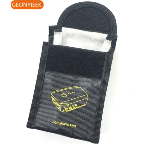 Explosion-proof Safe Battery Bag For DJI Mavic PRO Lipo Battery Fireproof Case Fiber Storage Box For Mavic Pro Protector