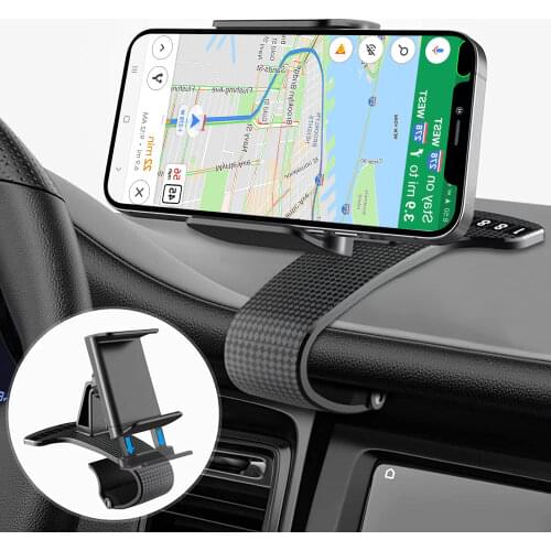 XMXCZKJ Dashboard Holder For Phone in Car Mobile Phone Cell Stand Support For iPhone 11 Max Car Clips Spring Holder With Number