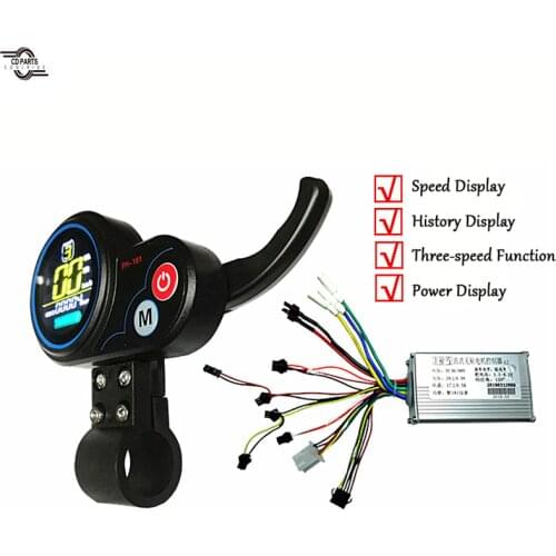 XY Motor Brushless Controller, Waterproof LCD Display Panel and Ebike Scooter Brushless Motor Speed Controller Kit
