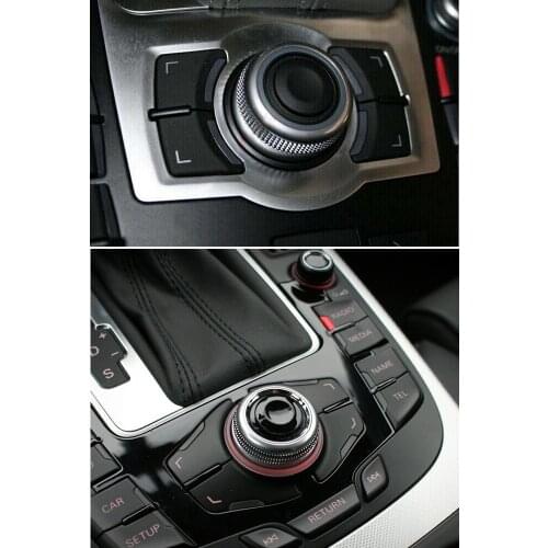 Joystick Knob Button Cover New Genuine Joystick Button Repair Kit Key Cap For Audi A4 A5 Q5 8K0998068A Car Styling