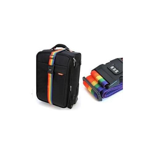 1PCS Suitcase Packing Belt Travel Luggage Straps Belt Protective Travel Accessories Adjustable Nylon Password Lock