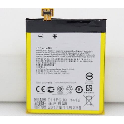 10pcs/lot 2050mah Lithium Polymer Batteries for A500G Z5 ASUS ZenFone 5 T00J C11P1324 internal replacement