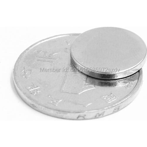 1000pcs Strong Round Dia 15mm x 2mm N35 Rare Earth Neodymium Magnet Art Craft Fridge 15x2mm