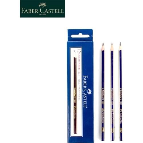 Faber Castell 12pcs High Quality Wood Sketch and Drawing Pencil Set 5H 4H 3H 2H H HB B 2B 3B 4B 5B 6B 7B 8B Art Supply 1221