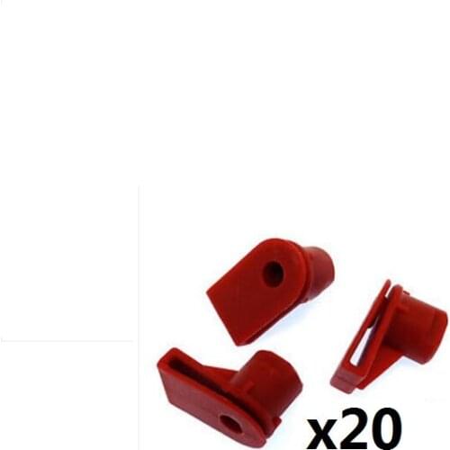 20x For BMW Red Plastic Grommet Nut for Screws- X1 & 1-Series Centre Console Clip
