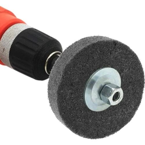 Nylon Fiber Buffing Wheel Abrasive Polish Grinding Iron Instrument 75*19*10mm