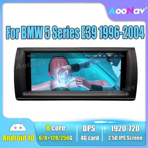 Android 10 128GB Car multimedia Player For BMW 5 Series X5 E53 E39 1996-2004 GPS Navigation autoradio Car Radio Player carplay