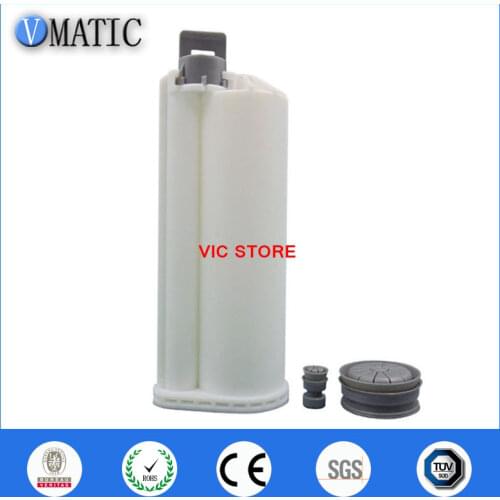 Free Shipping 2 Sets Two Component Cartridge 10:1 For 50ml 50cc Dispensing Gun Cartridge