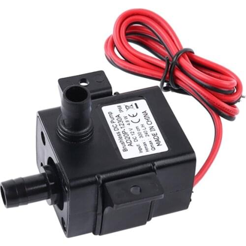 DC12V Brushless Water Pump Motor 3M 240L/H Ultra-quiet Solar Diving Swimming Pool Waterproof Dual-use