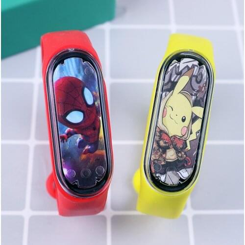 Sport Children Bracelet White Light LED Watches Kids Cartoon Electronic Clock Boys Watch Gilrs School Gift reloj infantil