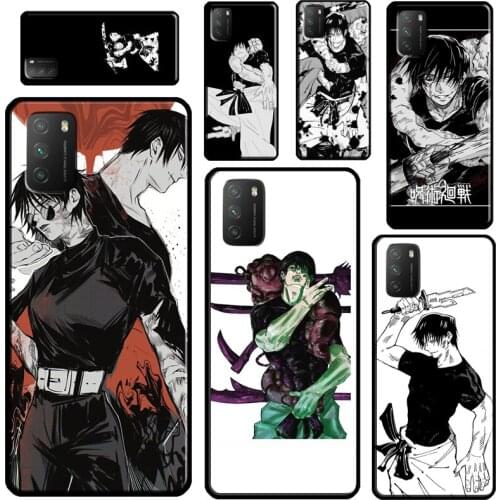 Toji Fushiguro Jujutsu Kaisen For POCO X3 Pro M3 F1 F2 F3 Phone Case For Xiaomi Mi 11 Lite 9 10 A3 Mi 11 Ultra 10T Pro