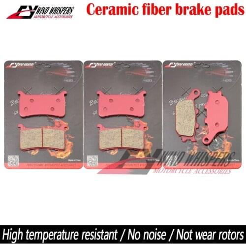 Motorcycle Ceramic Front Rear Brake Pads For CAN-AM Defender 799cc 976cc DPS XT Cab 2016