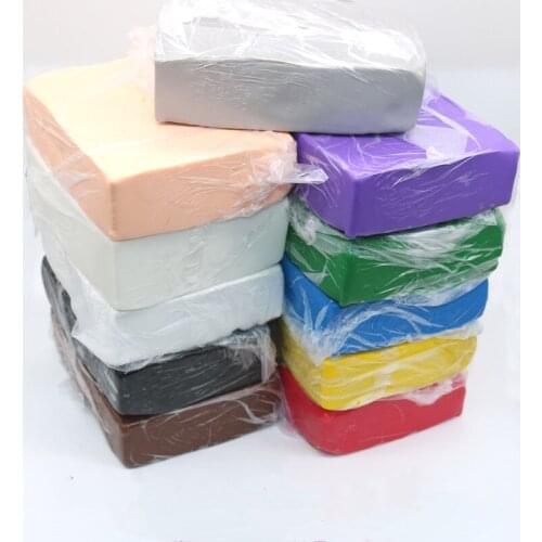 1Pcs 1kg Baby Dolls Special Color Mud Living Doll Soft Clay Souffle Polymer Clay Pottery Ceramic