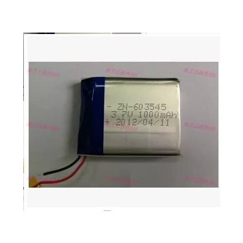 3.7V lithium polymer battery tachograph navigator 3.7V 603545 063545 1000M Rechargeable Li-ion Cell Rechargeable Li-ion Cell