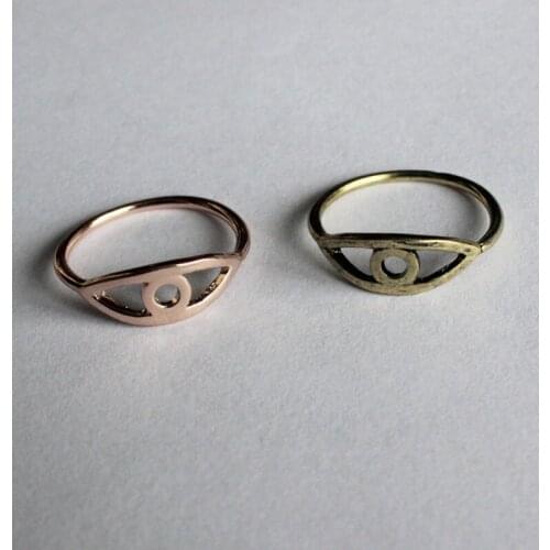 Wholesale 10pc Fashion Women Mens Ring, The Ancient Egyptian Design Eyes Imitate Mix Color Lots