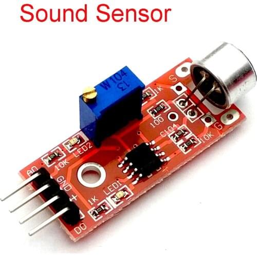 KY-037 New 4Pin Voice Sound Detection Sensor Module Microphone Transmitter Smart Robot Car For Arduino DIY Kit