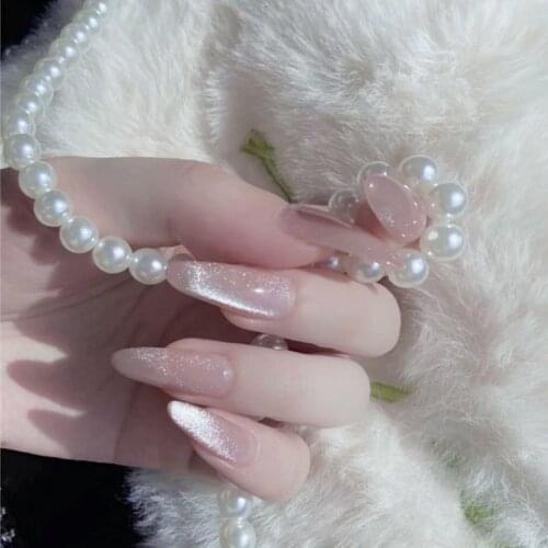 Fake nails press on Finished Patch full cover Long smoothie bride wear disassembled manicure finished fake nail patch BY59