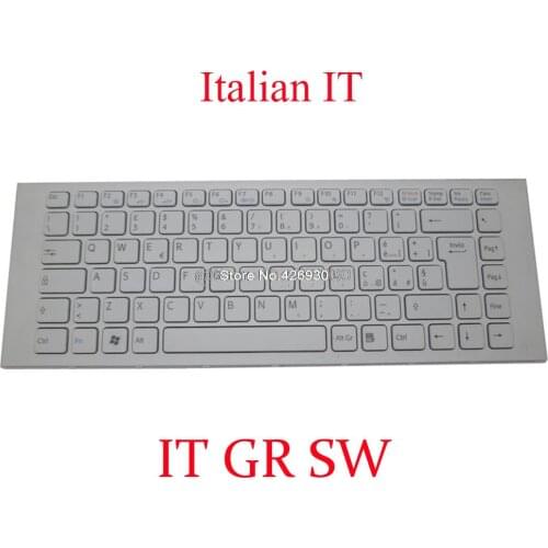 Laptop IT GR SW Keyboard For SONY For VAIO VPCEA VPC-EA 148792651 148792621 148792641 148792631 Italy Germany Swiss new