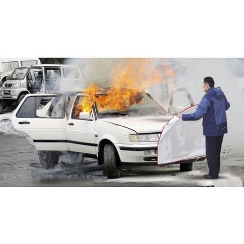 Hotel Security Assistance 1.5mX1.5m fire blanket,car,auto, factory use, escape special fire equipment, fire fighting material