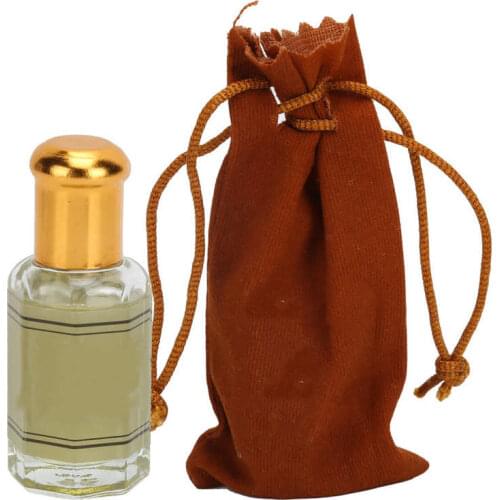 Saudi Arabia Perfume 15ML Essential Oil Perfume with Brocade Bag for Muslim Gift Giving for Daily Application Religious Supplies