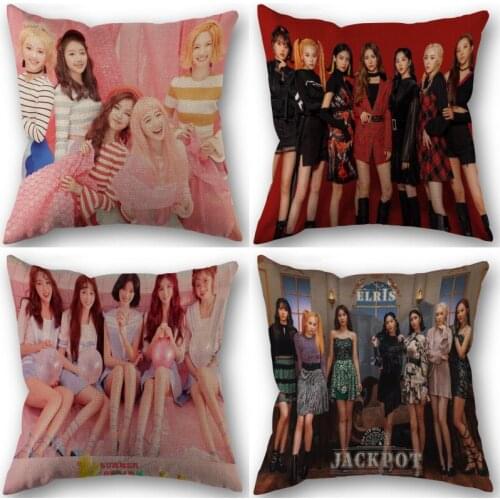 Custom Elris KPOP Star Pillowcase Home Textile Cotton Pillow Covers Wedding Decorative Pillow Cover Square 45x45CM 0519