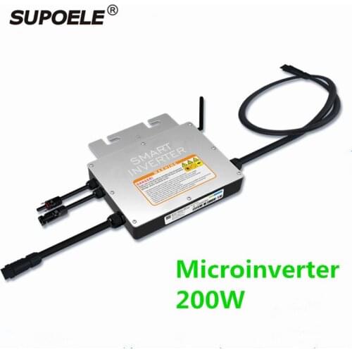 Waterproof IP65 Solar Grid Tie Micro Inverter 200W SG200 Microinverter Inversor For On Grid Solar Power Systems