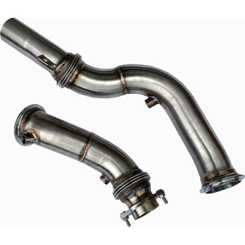 Turbo Catless Downpipe For BMW M2 M3 M4 F80 F82 F83 2015+ Exhaust Header Exhaust Downpipe K8-DP013