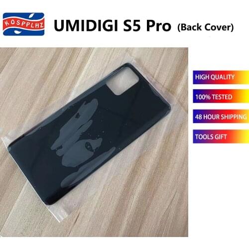 For UMIDIGI S5 Pro Battery Back Glass Cover For UMIDIGI S5Pro Back Glass Panel Rear Protective Shell