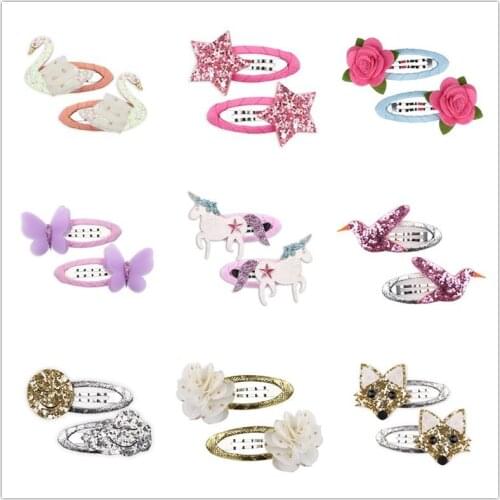 2018 Cute Cartoon Children Hair Clips Bobby Pins Baby Girls Hairpins Accessories For Hair Barrette Hairclip Hairgrip Headdress