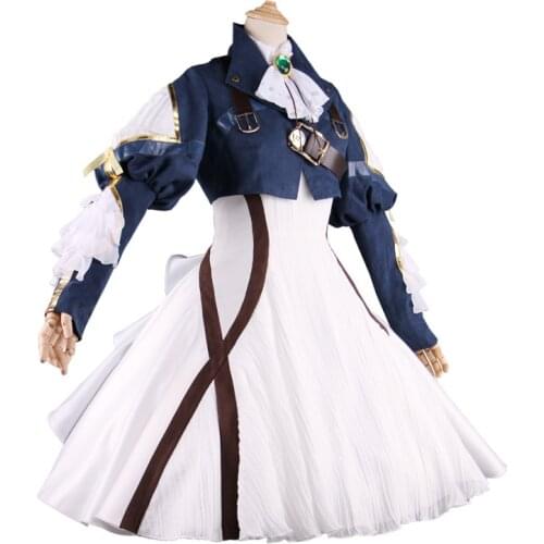 New Anime Violet Evergarden Cosplay Costume Violet Evergarden Cosplay Dress Outfit Carnival/Halloween Costumes for Women S-XL