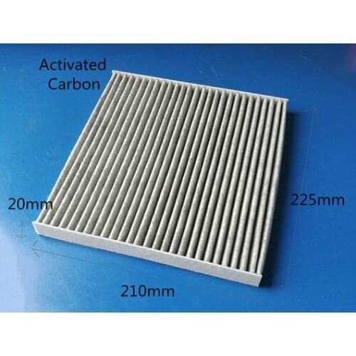 ZPF Free Shipment CUK23011 Factory Outlet OEM 27277-1HD0B Activated Carbon Car Cabin Air Filter WP2026 for NOTE 210*225*20mm