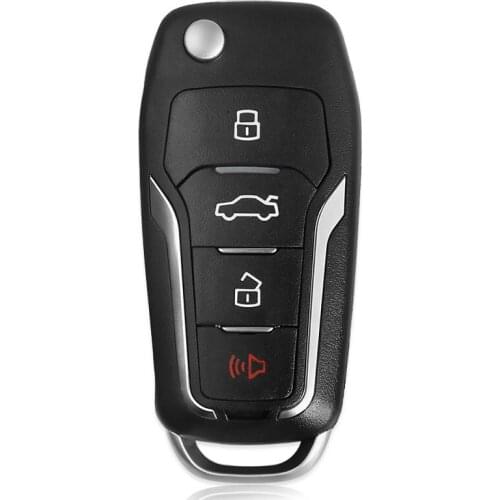 10PCS/LOT VVDI Xhorse Universal Wire Flip Remote FOR Ford Style Condor 4 Buttons XKFO01EN