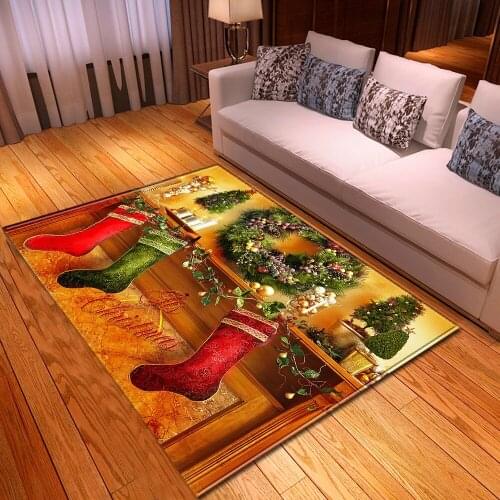 3D Christmas printed Carpets for living room Bedroom Area Rug New Year decoration Carpet Home Restaurant kitchen Decor Floor Mat