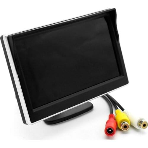 5 inch LCD HD Screen Monitor Suction Cup Car Rearview Reverse Parking Camera