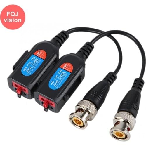 5 Pairs 8MP AHD CCTV Video Balun Twisted Pair Transmitter Connecter Video Baluns For 2MP 5MP 8MP TVI/CVI/AHD Cameras
