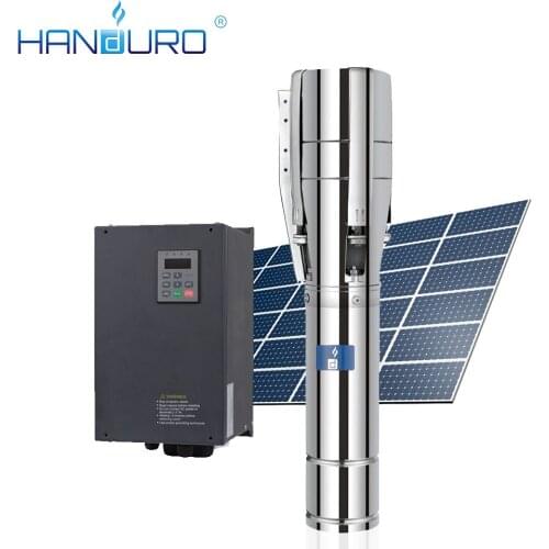 5500w 98m 36m3/h 24v 400w complete solar water pump system 5hp/solar summarsable 5 inch