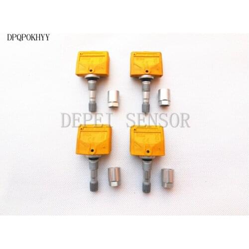 DPQPOKHYY Set of 4 TPMS Tire Tyre Pressure Sensor For Nissan GT-R R35 Z34 40700-JY00B
