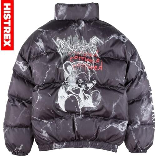 HISTREX Psychosis Printed Psychology Men Parkas Jacket Coats 2020 Male Fashion Hoody Warm New Vintage Coat Jac Parka Man 5YKPZ