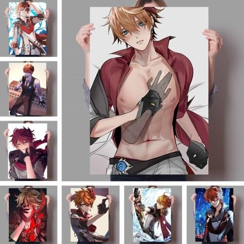 Genshin Impact Poster Game Poster Canvas Painting Wall Decor Posters Wall Art Picture for Living Room Decor Home Decor